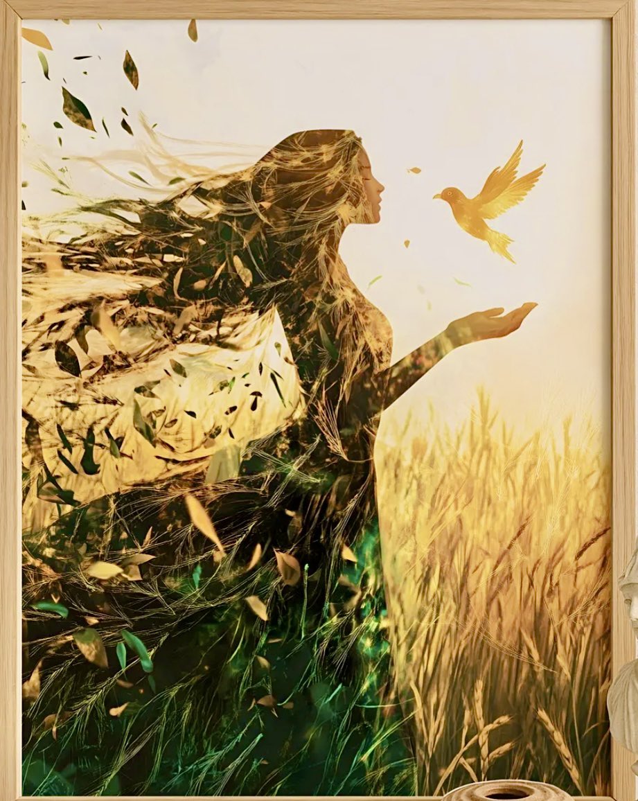 ScorpioLisaM's tweet photo. On Fridays we wear green. Art from SoulNation, on Etsy. #coloroftheday #FridayVibes #FridayMagic #AutumnVibes #AutumnMagic https://t.co/p5koAG9u3y