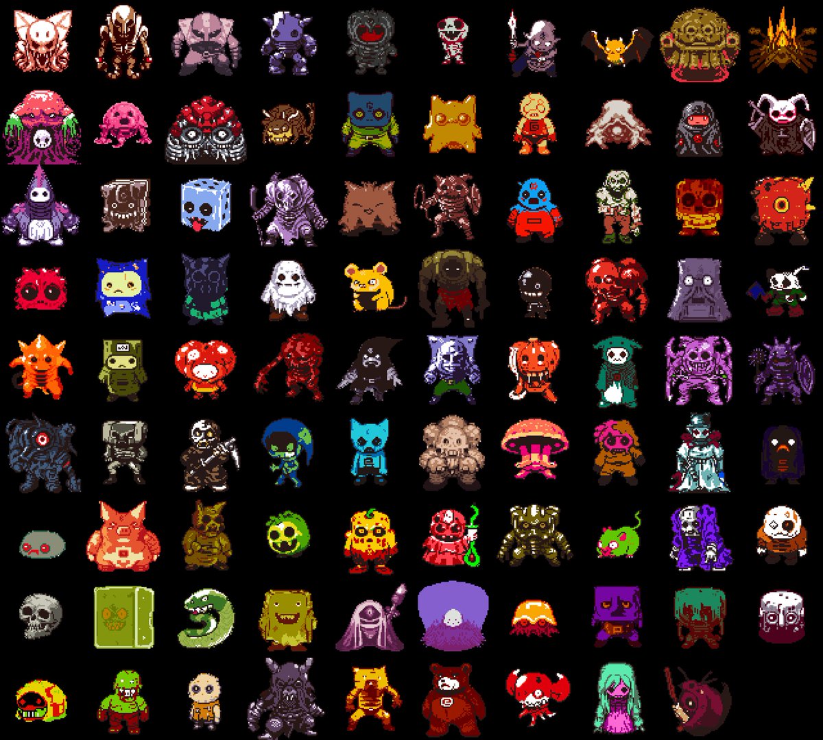 turtletimezone's tweet image. sprite sheet sans disc buddies