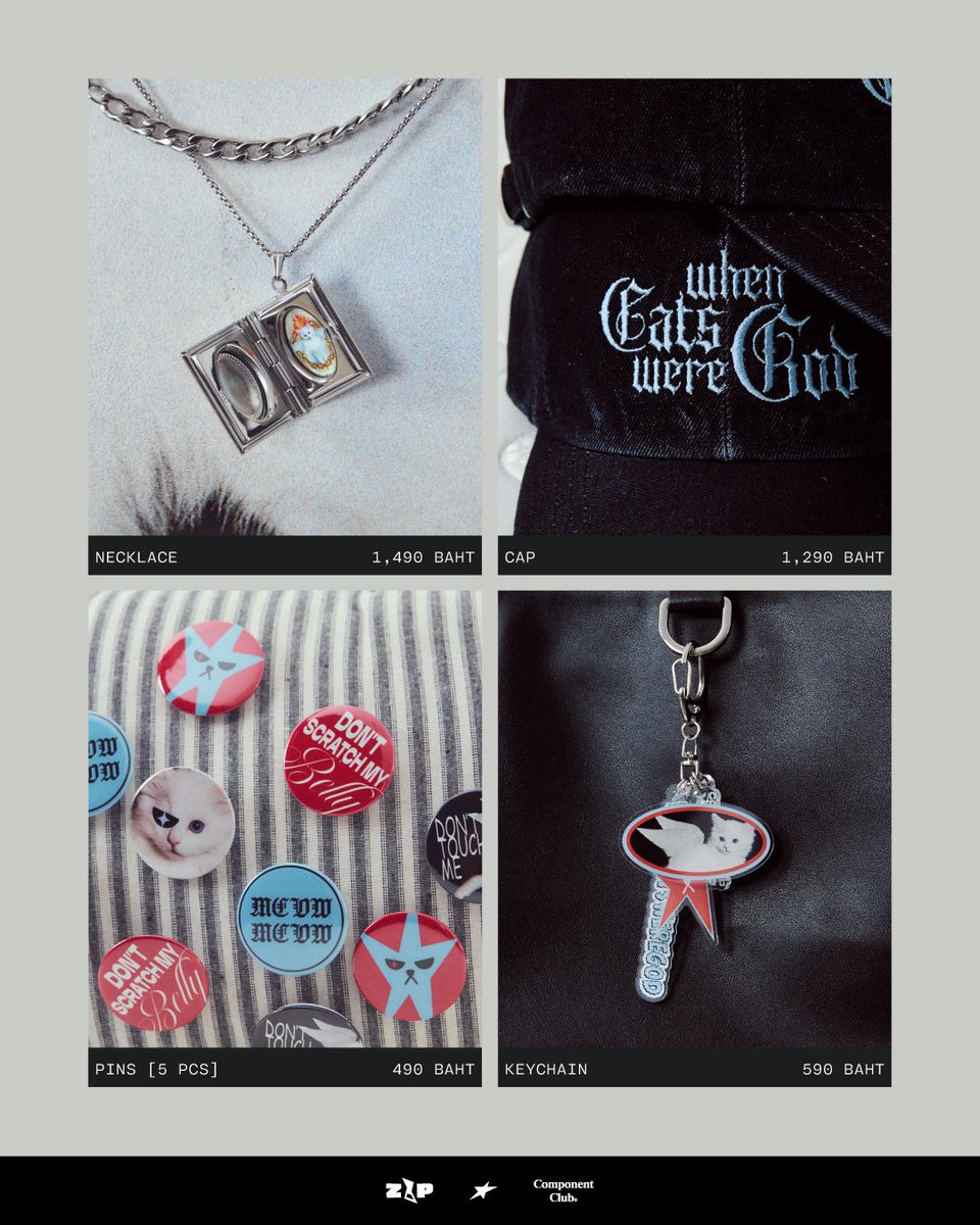 itjustzip's tweet image. All Set, Let the Cats Rule🐈‍⬛

”WHEN CATS WERE GOD“

Available on 22.11.25 
at LINE MyShop (ZIP) &amp;amp; Component Store, Siam Paragon

Remark:
Exclusive access to the “When Cats Were God” Official Launch Event, is available only at Component Store.

📌สำหรับงาน Event…