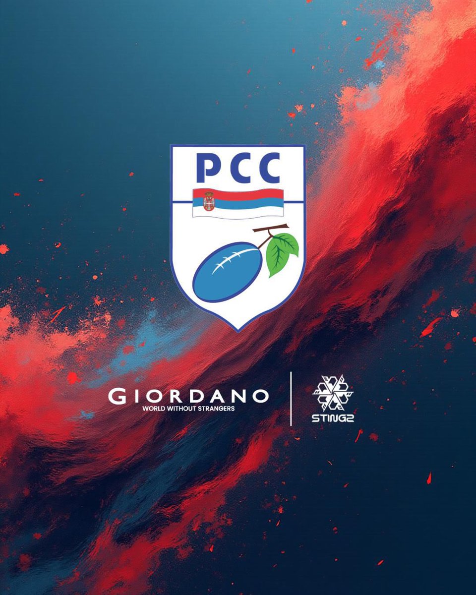 STINGZ™ Kit Supplier to Serbia Rugby Union Men's National Team 2026
STINGZ™ is pleased to announce its relationship with Serbia Rugby and Giordano will continue into 2026.

The cooperation sees global fashion apparel brand Giordano joining forces with STINGZ™ once again to