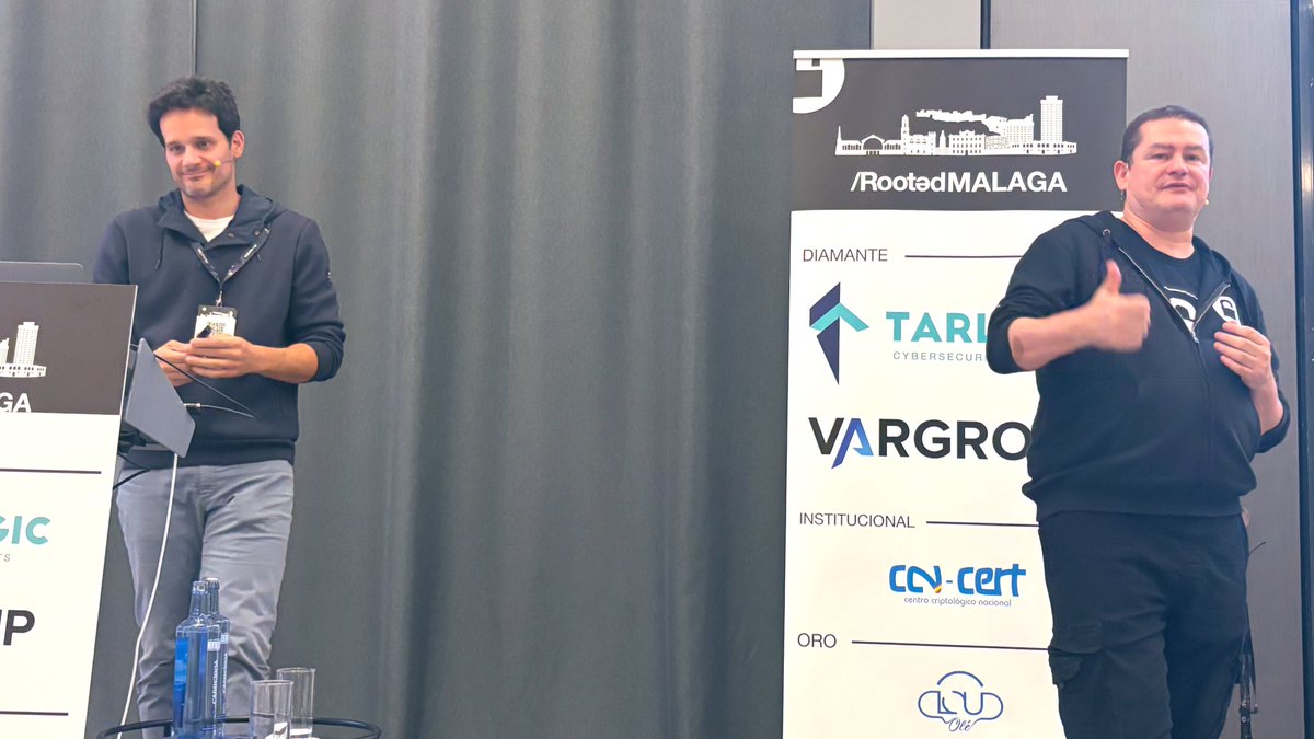 rootedcon's tweet image. “Hagamos que emprender sea fácil” es la relación de colaboración de @KiboVentures y @rootedcon. ¡Gracias Juan Santamaría y Román Ramírez por esta iniciativa tan chula!
#RootedCON #RootedMalaga2025