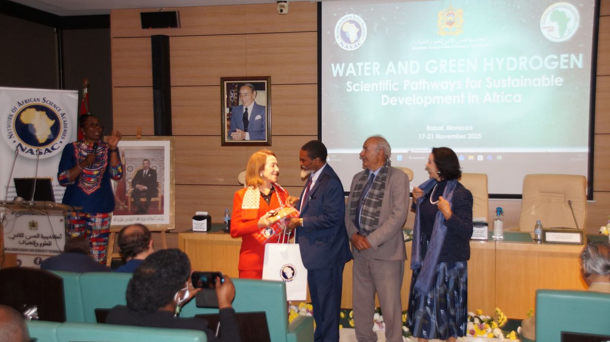 NASAConlineOrg's tweet image. Day 2 of AMASA 2025 in Rabat, Morocco — engaging discussions on Water &amp;amp; Green Hydrogen for Africa’s sustainable future.
#AMASA2025 #Water #GreenHydrogen #SustainableDevelopment #Rabat #Morocco #ScienceForAfrica