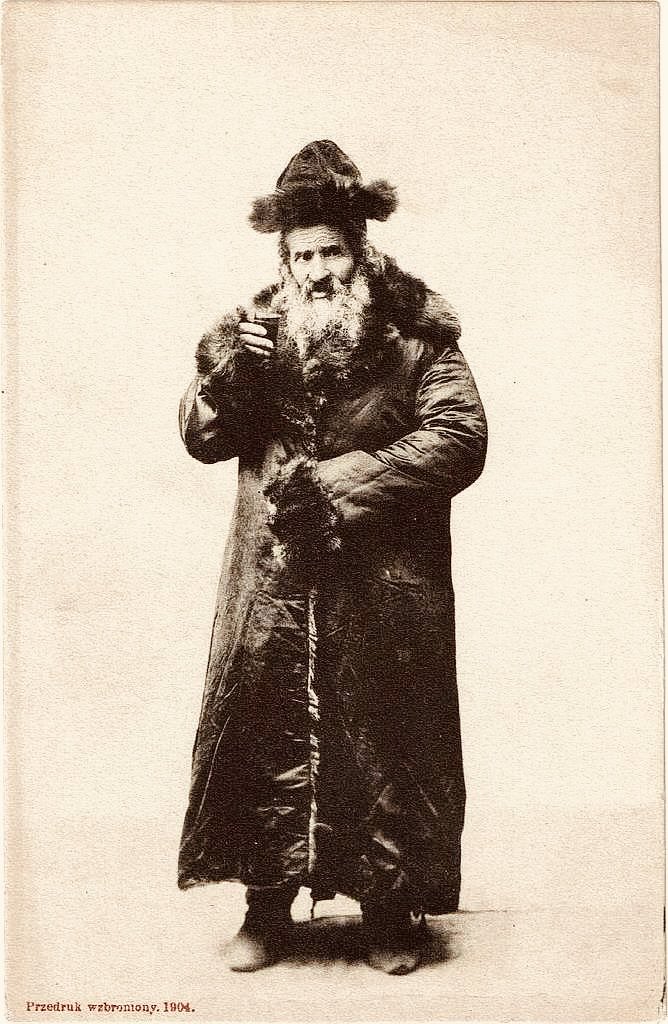 Shabbos is coming! 

An old postcard of a Hasidic Jew in Stanislov, then in Galicia, now western Ukraine, holding a cup to make a l'chayim, 1904.