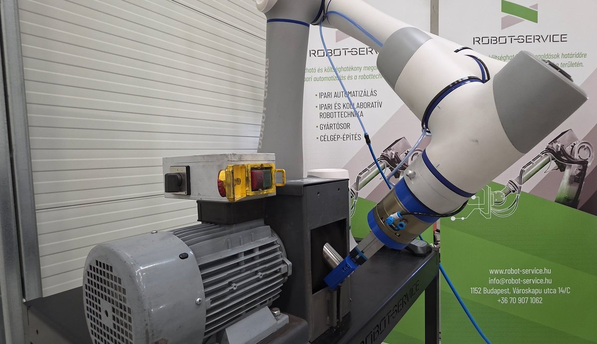 KftRobot's tweet image. Testing is underway in our new deburring project.  . A task that was previously performed by operators—dangerous and tiring work—will now be carried out by a robotic system with high precision and reliability.

#RobotService #VisualComponents #productionline #automation #robotics