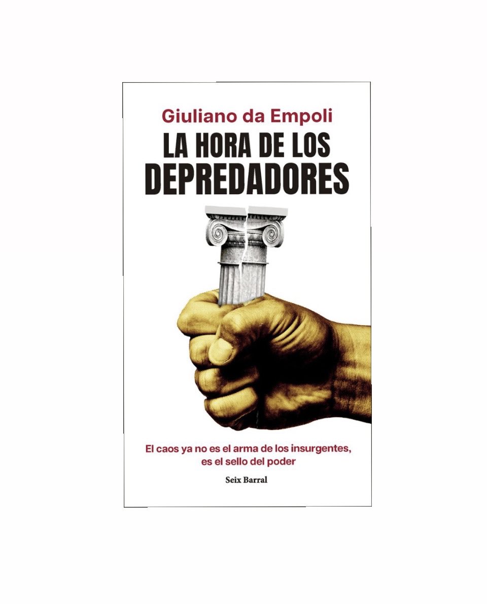 En el libro de Empoli (que va de borgianos vs abogados) esto: “Si un cine quiere vender más Coca-Cola les dirán que pongan publicidad (…) Nosotros no trabajamos así. Lo que hay que hacer es subir la temperatura de la sala para que la gente tenga sed” (Cambridge Analytica)