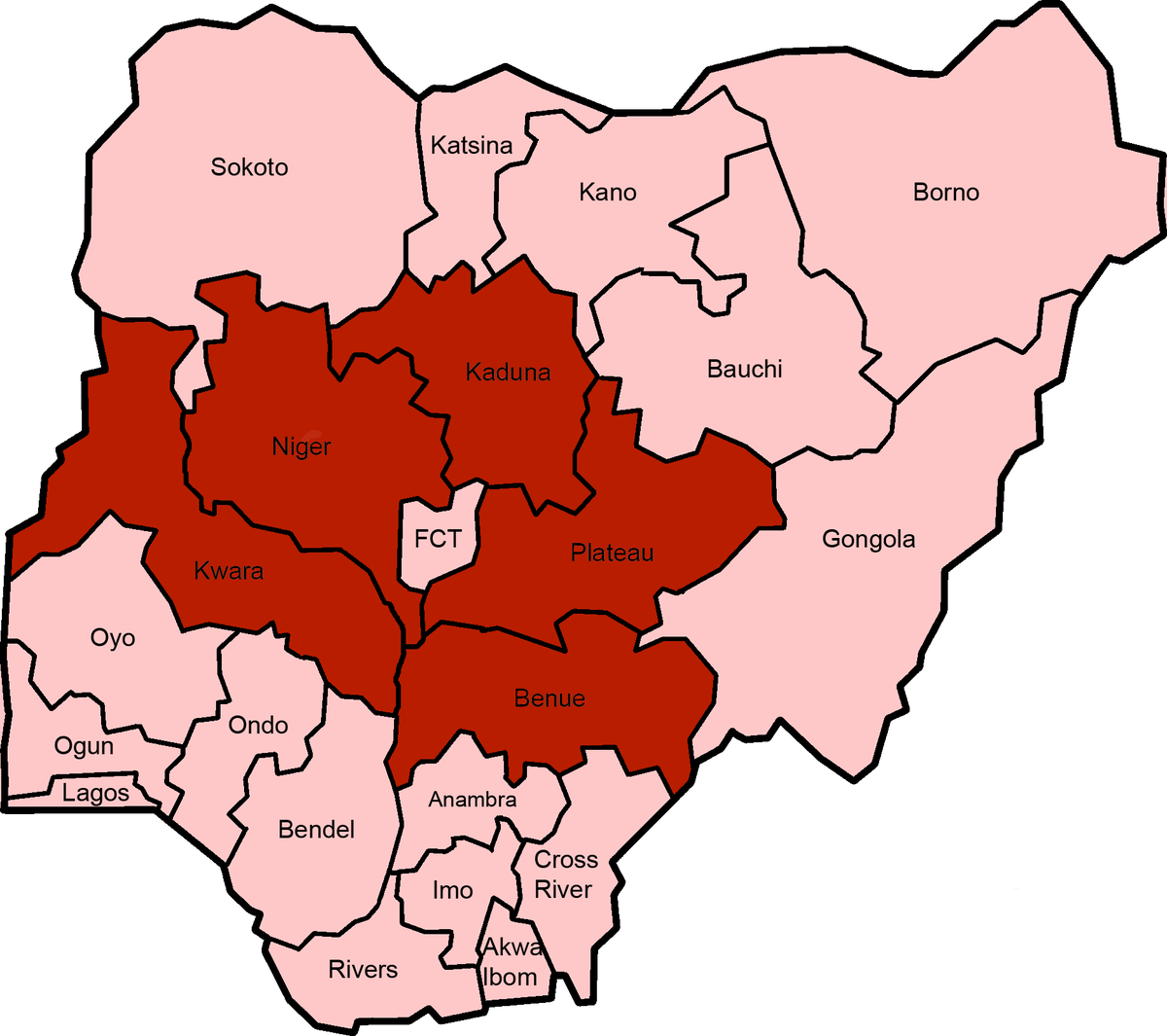 sidequestnaz's tweet photo. We need to raise the alarms. Abuja is surrounded already. Niger, Kwara, Nassarawa, Kogi, and Kaduna have all had incidents this week. We need to pay attention now. They are trying to take the capital!! https://t.co/QRegpcsSty
