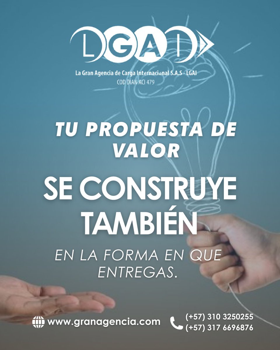 granagencia2's tweet image. Tu propuesta de valor también viaja en cada envío.
Con LGAI, tu logística fortalece la experiencia que tu cliente recibe. ✈️📦

#Exportaciones #LogísticaEficiente #ComercioGlobal