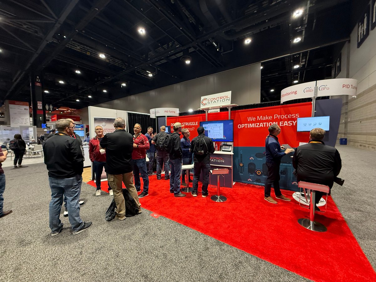 Control_Station's tweet image. That’s a wrap on #AutomationFair in Chicago!
Huge thanks to everyone who stopped by Booth 411, joined Bob Rice’s packed sessions, and connected with the #ControlStation team throughout the week.
Great conversations, great energy — see you at the next one!
#ProcessAutomation #PID