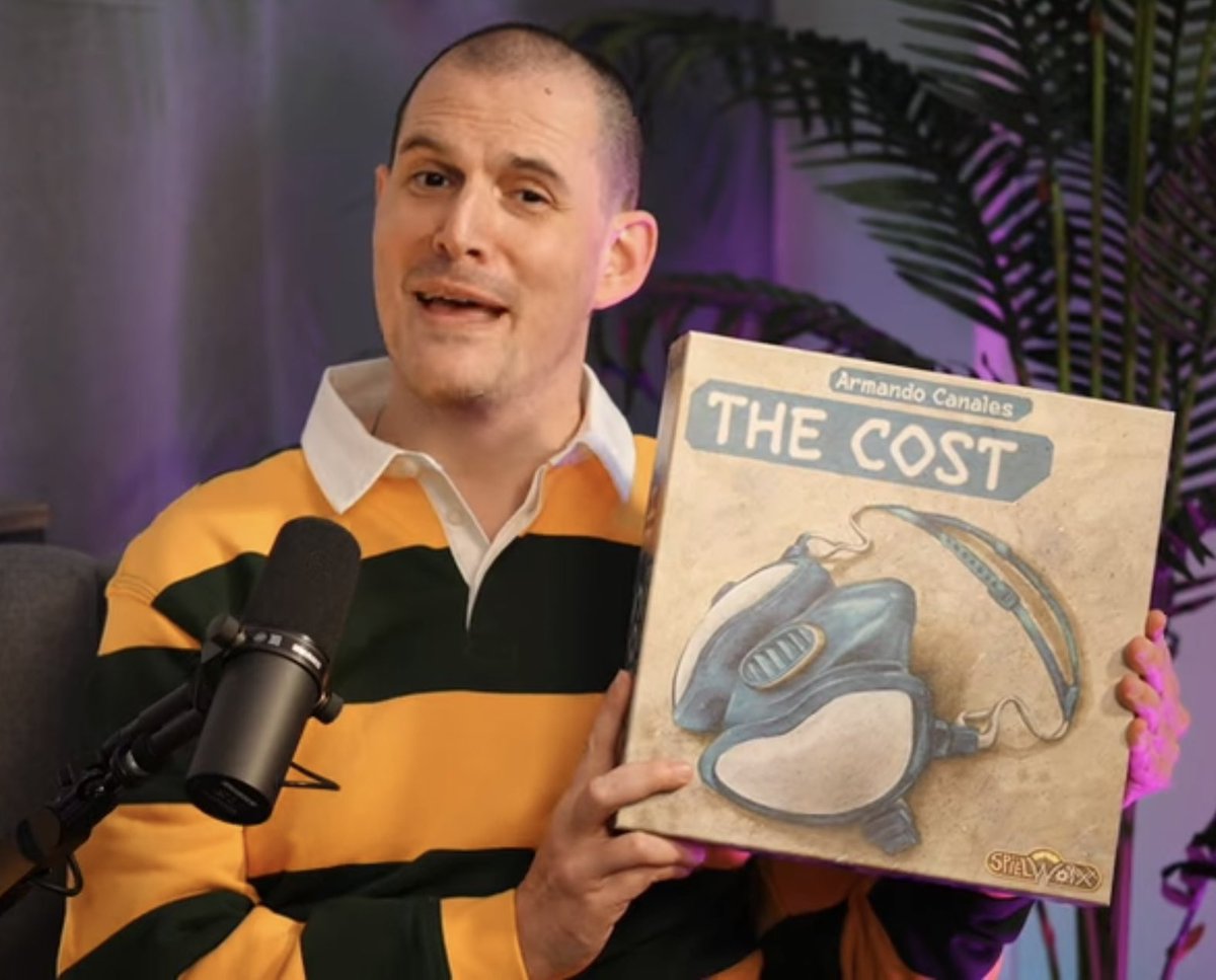 I’m not at BGG this year, but I’m there in spirit. The cost will be there. h. youtu.be/lWN3w6q3Dpo&T=…