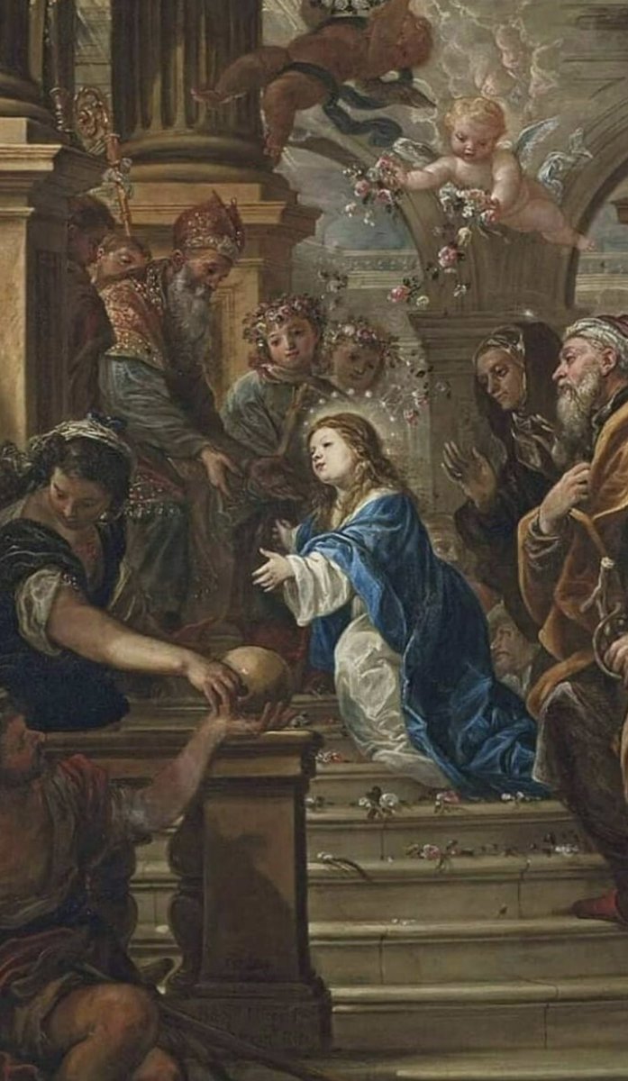 dianahenryart's tweet image. Today we celebrate the Presentation of the Blessed Virgin Mary. 

The Byzantine liturgy proclaims, “Today is the prelude to God’s munificence, and the announcement of salvation: in the Temple of God the Virgin is seen openly, foretelling to all the coming of Christ…

The most…