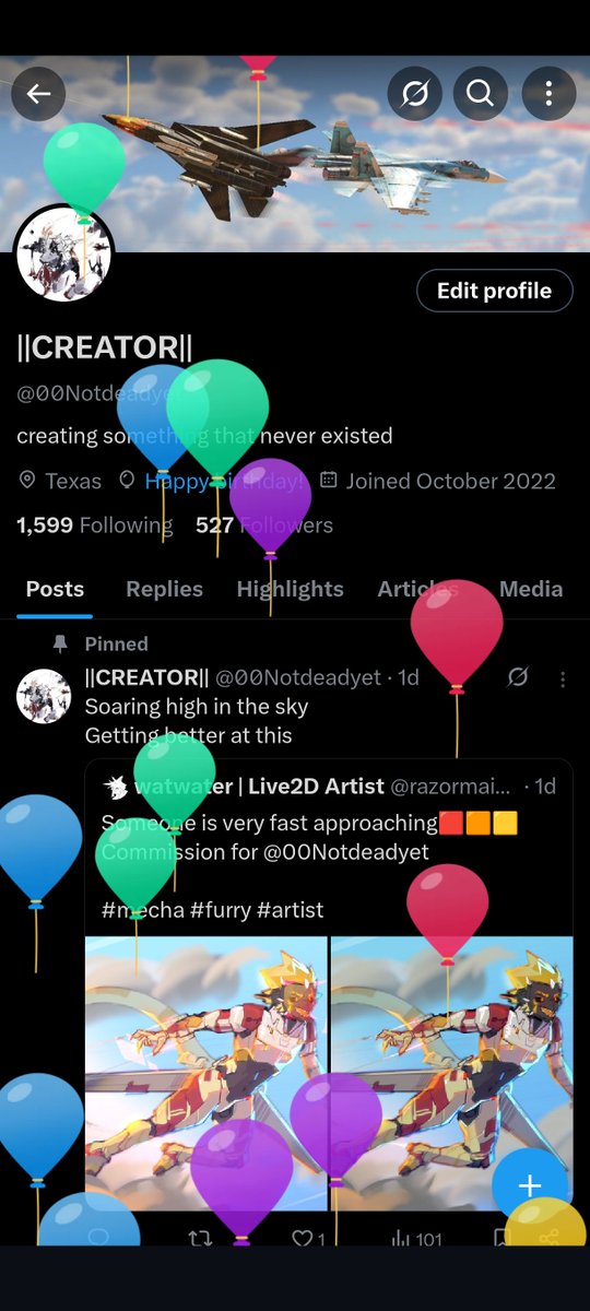 Yay, I got the balloons this time