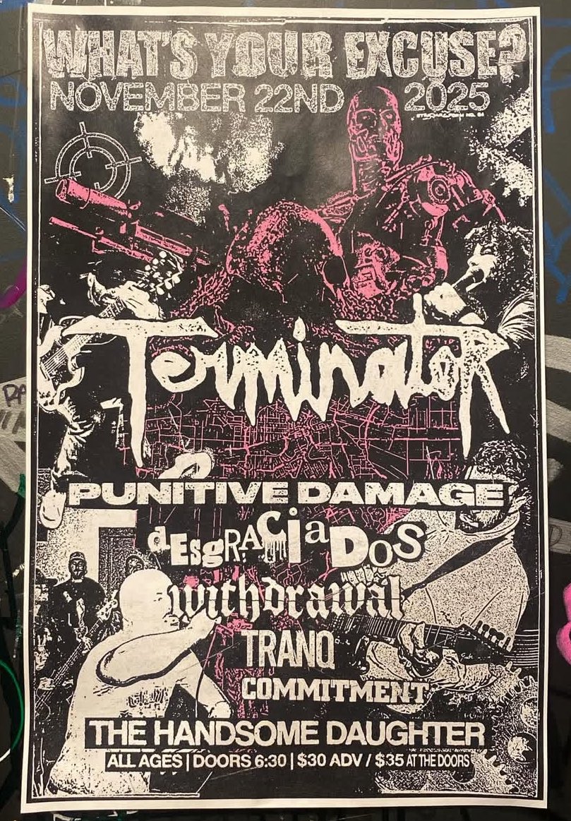 Our new record hit streaming today. Playing this big gig tomorrow. Winnipeg Hardcore 🔙🔛🔝