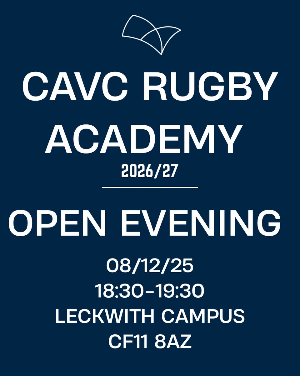 CAVC Rugby Academy | Academi Rygbi CAVC tweet media