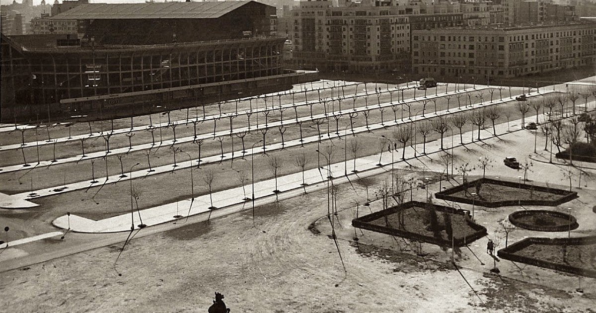 josean0728's tweet image. Fachada norte de Mestalla #60s