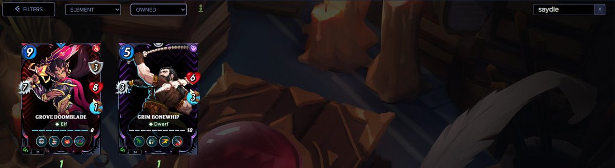 crimepoet1's tweet image. That's two Black Foils won by my alt account with far fewer fortune entries. My main account really is gunning for that unlucky longshot.

#splinterlands #play2earn