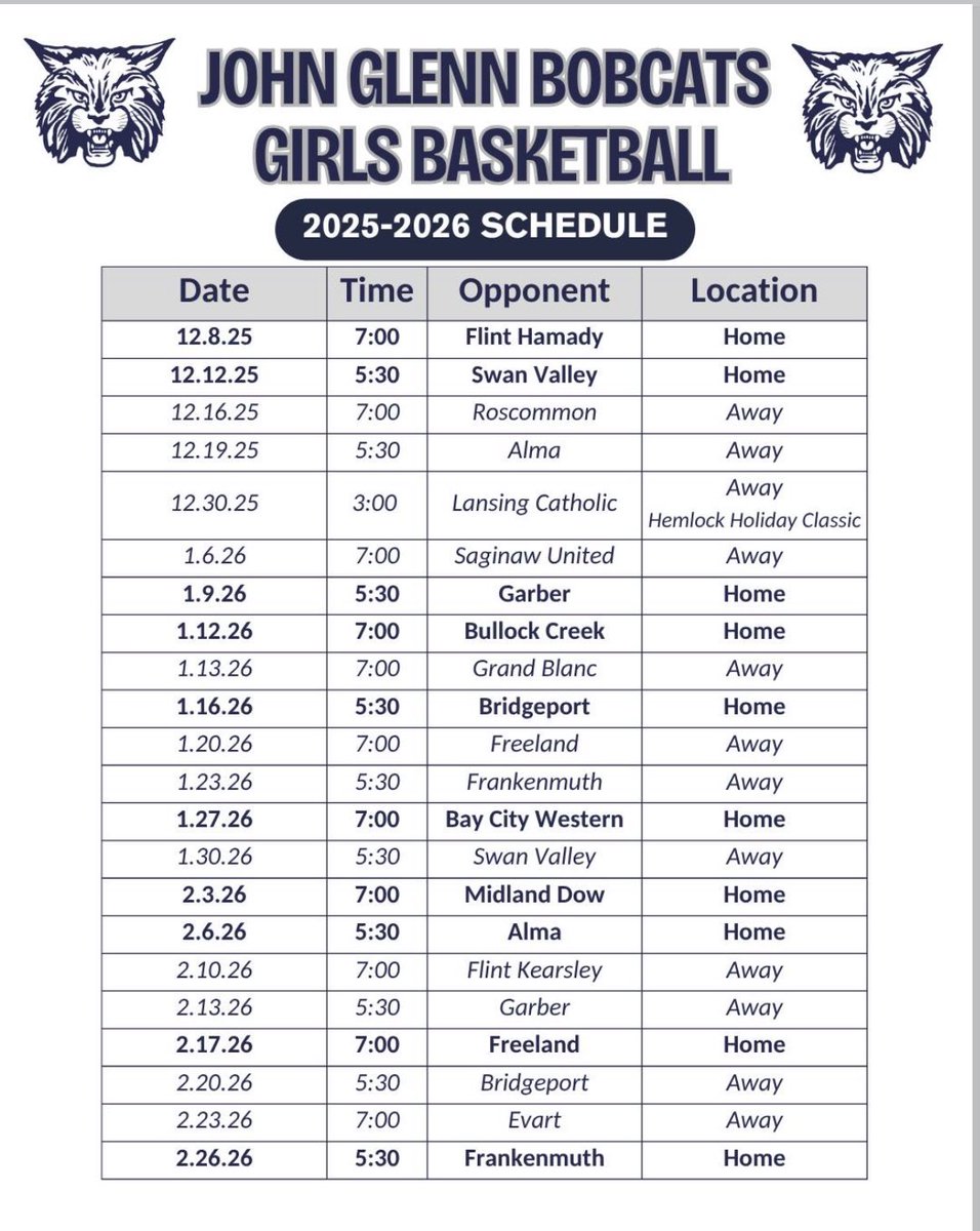 This is my schedule for this 25-26 season. Cant wait! <a href="/BCJGlennGBB/">John Glenn GBB</a> <a href="/MIprospects/">MichiganProspects</a>