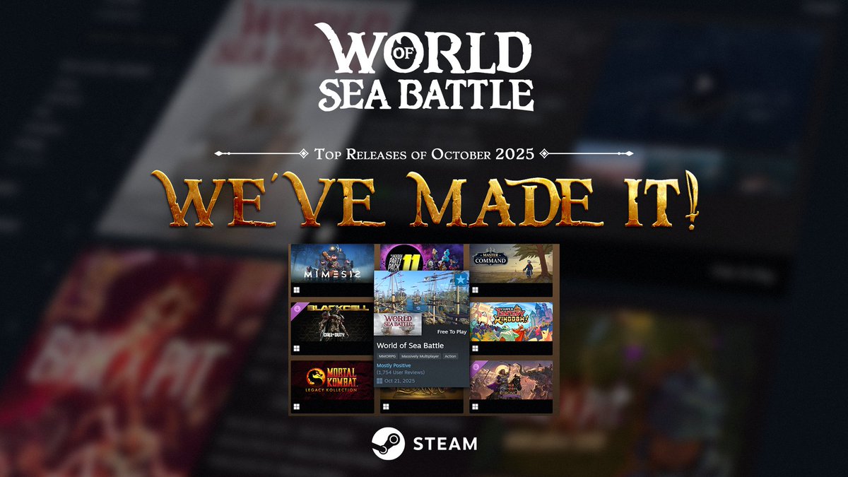 World of Sea Battle - Play on Steam ⚓ tweet media