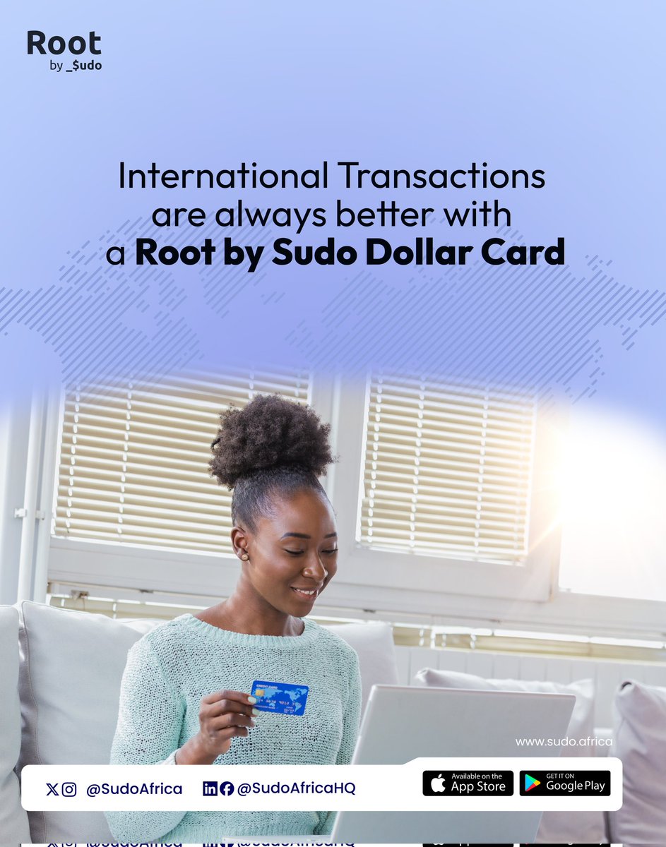 Little moments of care, simplified by Root by Sudo💳

Let your Sudo Card make your weekend better👍

#virtualcard
#usdcard
#dollarcard