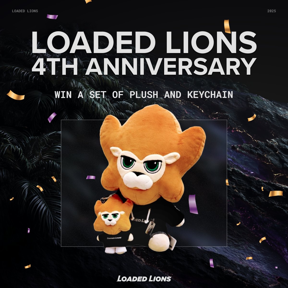 LoadedLions_CDC's tweet image. 🎂🦁4 YEARS, 1 Unstoppable Pride!

The Loaded Lions 4th anniversary is coming up in 2 days and we’re celebrating with 4 plush and keychain sets for 4 lucky winners!

To enter:
1️⃣ Follow @LoadedLions_CDC, like and repost this post
2️⃣ Complete this sentence “You know you’re a…