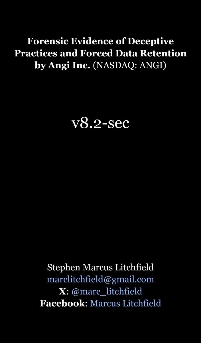marc_litchfield's tweet image. Introducing v8.2-sec $ANGI #MPI

This forked version is prepared for my planned submission to the @SECGov TCR System as a final superceding supplement. 

Included events:
🟢 Financial Disclosure
🟢 Bearish Investment Thesis
🟢 Relevant Investment Transactions
🟢 Regulatory Report…