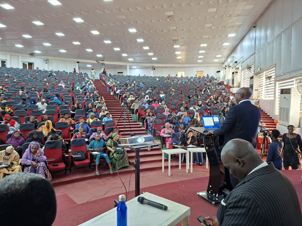 Africenterdev's tweet image. LIVE at the @NigerianLawSch, Bwari!

Over 1,000 aspiring lawyers are taking part in today’s AML/CFT &amp;amp; ethics workshop led by the @Africenterdev &amp;amp; @NigerianCt72462, with more campuses joining virtually.
#AML #CFT #StopMoneyLaundering #EthicsAndCompliance #StrengtheningCompliance