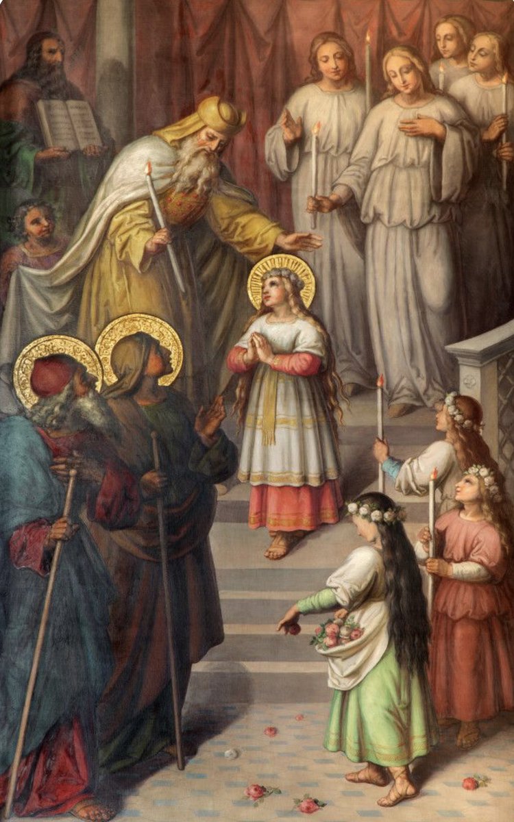 dianahenryart's tweet image. The Presentation of the Blessed Virgin Mary Memorial!

As we venerate the glorious memory of the 

most holy Virgin Mary, grant, we pray, 

O Lord, through her intercession, that we, 

too, may merit to receive from the fullness 

of your grace. Amen.