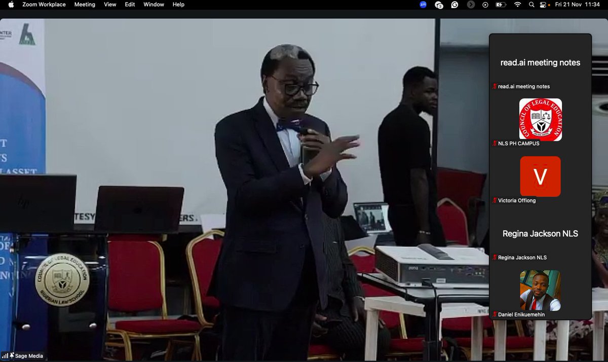 Africenterdev's tweet image. LIVE at the @NigerianLawSch, Bwari!

Over 1,000 aspiring lawyers are taking part in today’s AML/CFT &amp;amp; ethics workshop led by the @Africenterdev &amp;amp; @NigerianCt72462, with more campuses joining virtually.
#AML #CFT #StopMoneyLaundering #EthicsAndCompliance #StrengtheningCompliance
