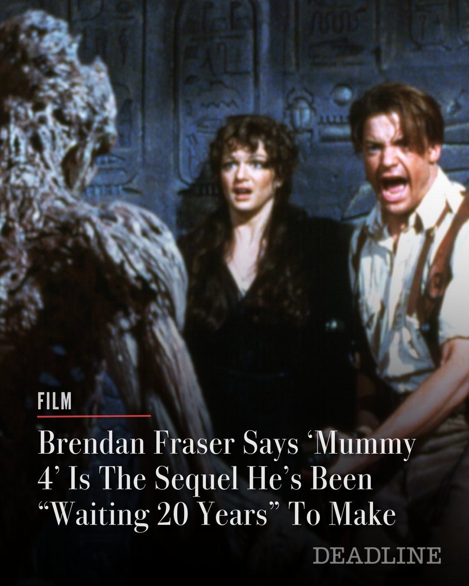 With Universal Pictures revisiting the 'Mummy' franchise that made him a household name, Brendan Fraser is eager to tend to unfinished business.

After Deadline reported that #TheMummy4 is in the works at Universal with Fraser and Rachel Weisz expected to reprise their roles, the
