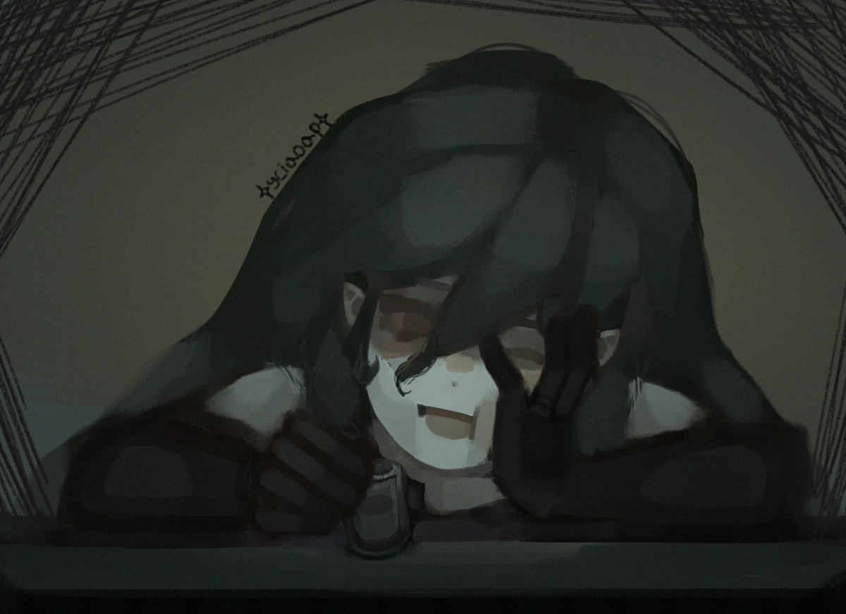 I think she misses her lovely dead husband #nuzi #enzi #biscuitbites #murderdrones  #UziDoorman #murderdronesfutureau