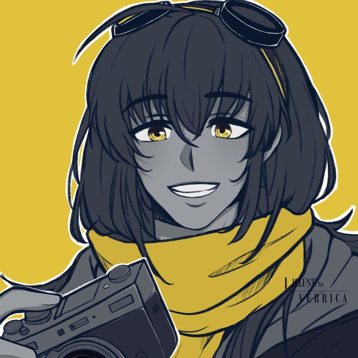#VGenComm for Esper on Vgen!~ 
Thank you so much for commissioning me! 🩵

Commissions are open at vgen.co/verrica !