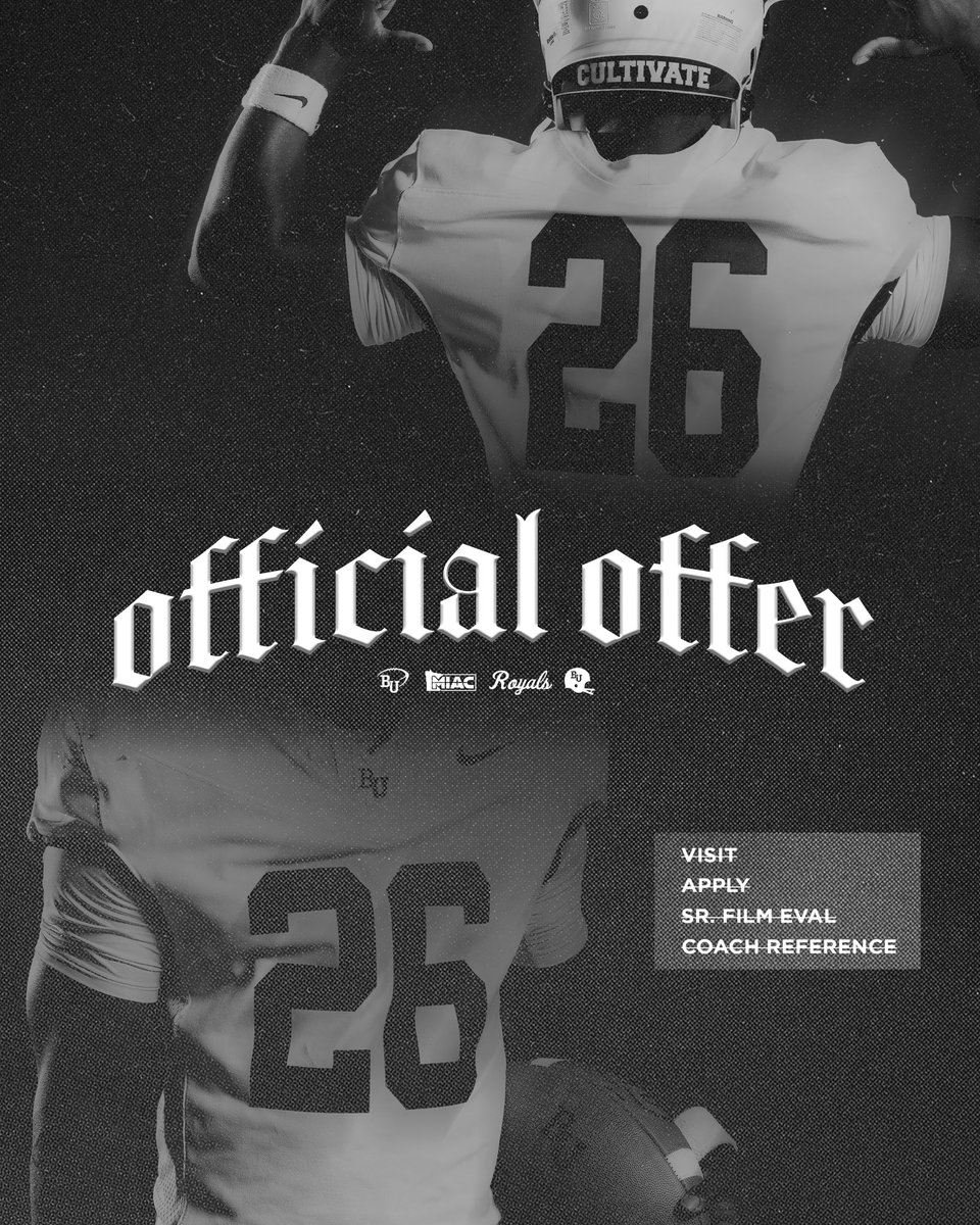 Excited to announce I’ve received an offer from <a href="/BethelRoyalsFB/">Bethel Football</a> ! 

<a href="/OJW_Scouting/">PrepRedzone Oliver</a> <a href="/PrepRedzoneMN/">Prep Redzone Minnesota</a> <a href="/RapidsFB/">Rapids Football</a>