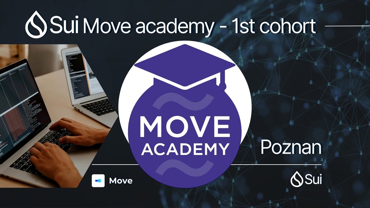 As a participant of SUI Move Academy, I’m really excited to see the Academy growing across Poland 🇵🇱 

The 1st Cohort in Poznań is happening on November 28–29, led by Sui Blockchain Ambassador <a href="/danilych45/">Danilych 🛡️</a> and there are only a few seats left.

If you want a hands-on,