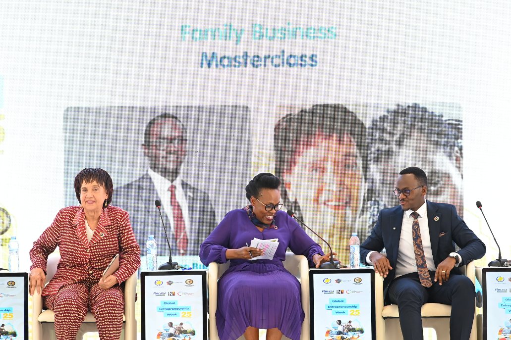 "Don't discourage your children where you can bring them on board." - Maggie Kigozi, 

Ugandans are often hesitant to support their childen in unconventional careers. 
Dr. Kigozi honoured us this afternoon with a heartfelt talk during our family business panel at the Global