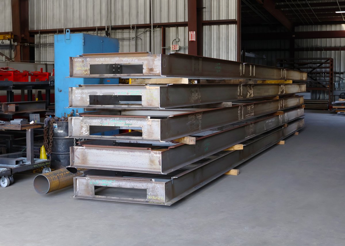 emiproductshtx's tweet image. A batch of data center skids are in full production. They’re fitted, staged, and robotically welded.
#solutiondriven #skids #robotics #structuralsteel