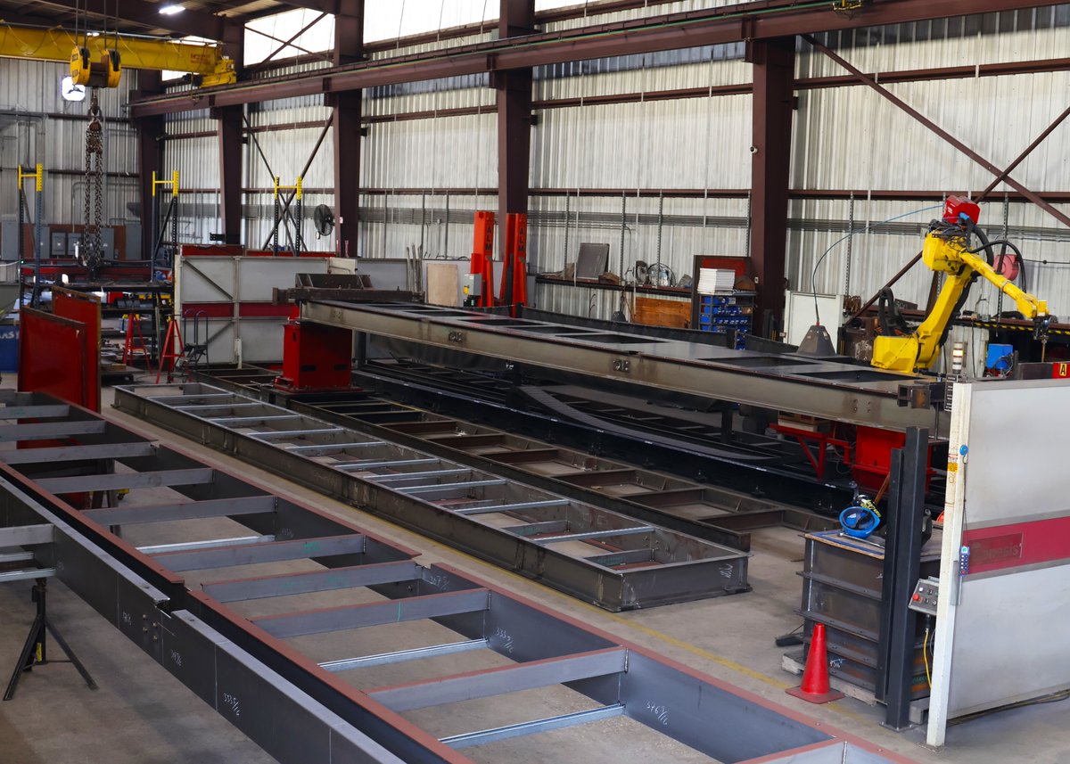 emiproductshtx's tweet image. A batch of data center skids are in full production. They’re fitted, staged, and robotically welded.
#solutiondriven #skids #robotics #structuralsteel