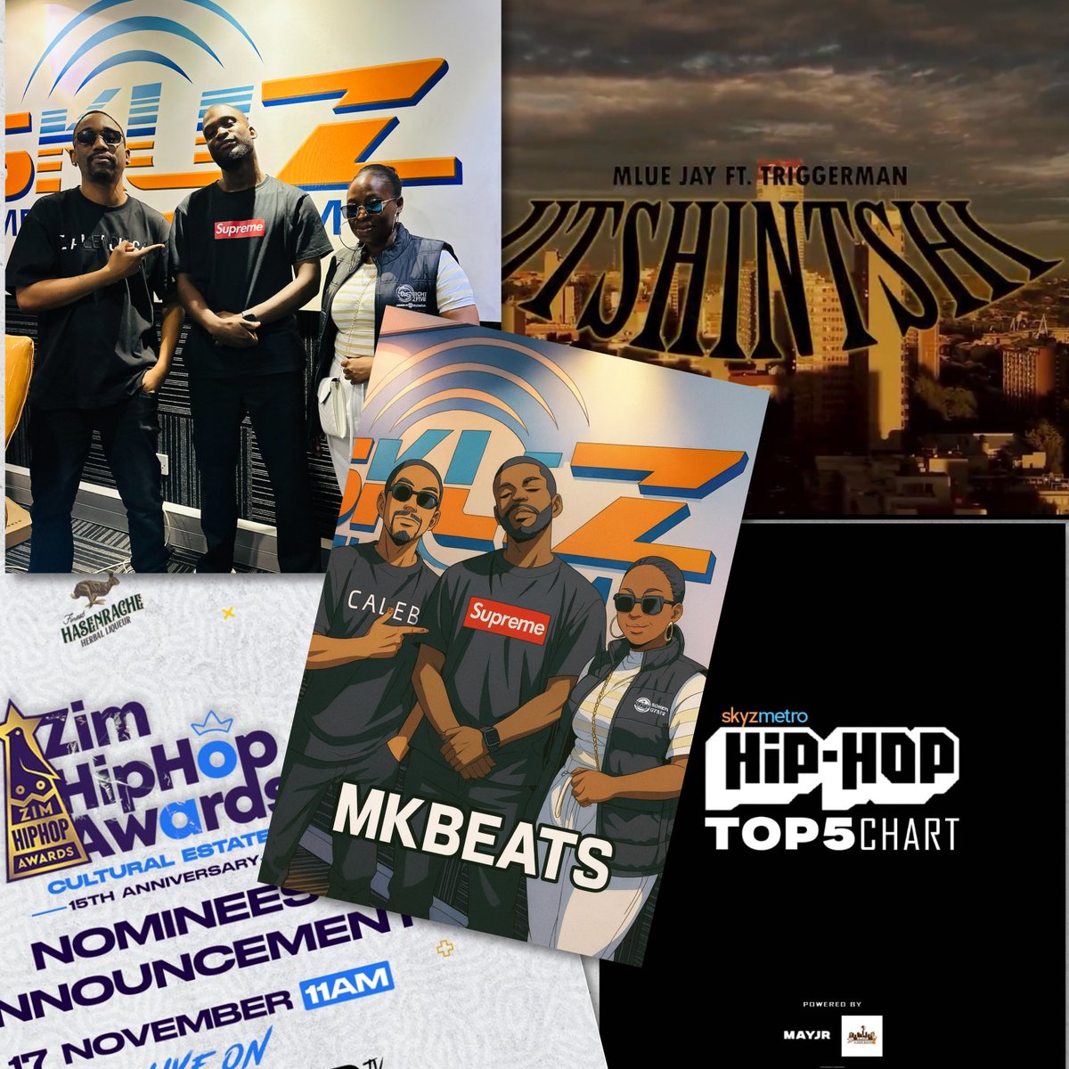 🎙️ TONIGHT on SOUND OF THE CITY!

We’re unpacking the Zim Hip Hop Awards nominees list 🏆 Celebrating the city’s finest, dropping predictions and diving into the key talking points.

🔥 Exclusive chat with MKBeats
🎵 New drops from MlueJay
🏆 Top 5 Countdown: crowning a new No1
