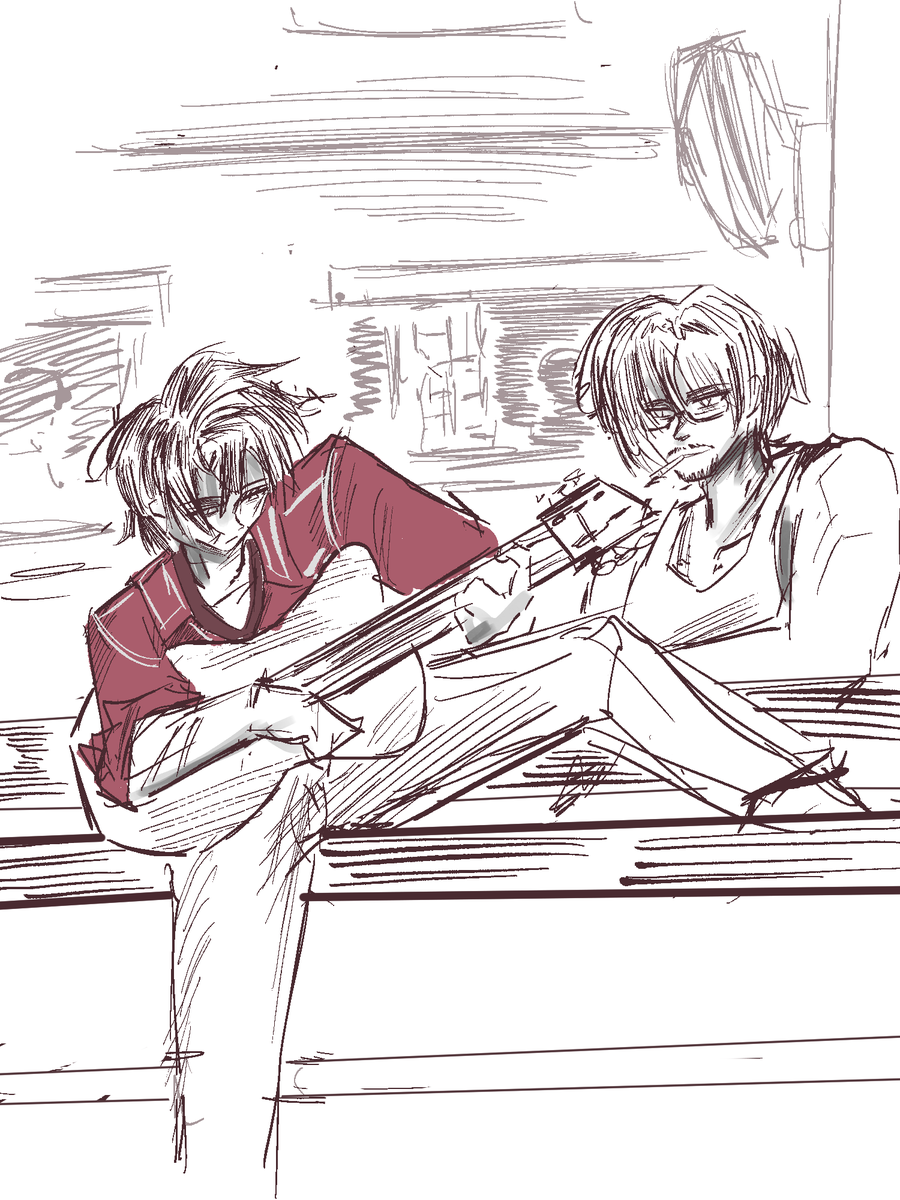 N1Ryl69055's tweet photo. Heatcliff and Gregor kalau jadi anak tel u heh and also art trade for @_rayxolotl_
#limbuscompamy 
#aulokalanaktelkom
#arttrade https://t.co/Z26R5giVsV
