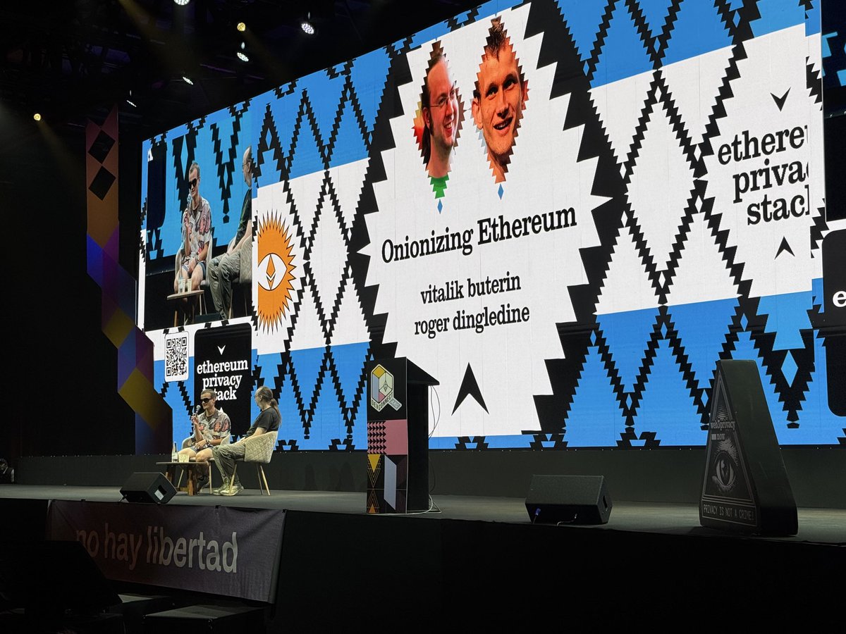 pumpernikhil's tweet image. Never would have expected I’d speak on privacy and compliance just before @VitalikButerin. Scaling Ethereum from @Celo years ago to Predicate today. 

Also shout out to @intmaxIO on this slide