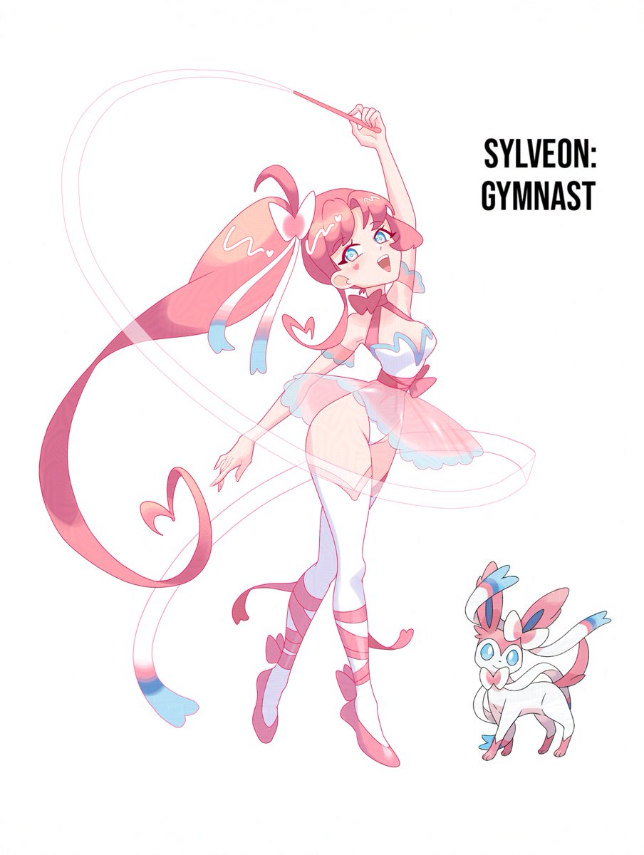 Eeveelution gijinka for eevee day! Which one's your favorite? #イーブイの日