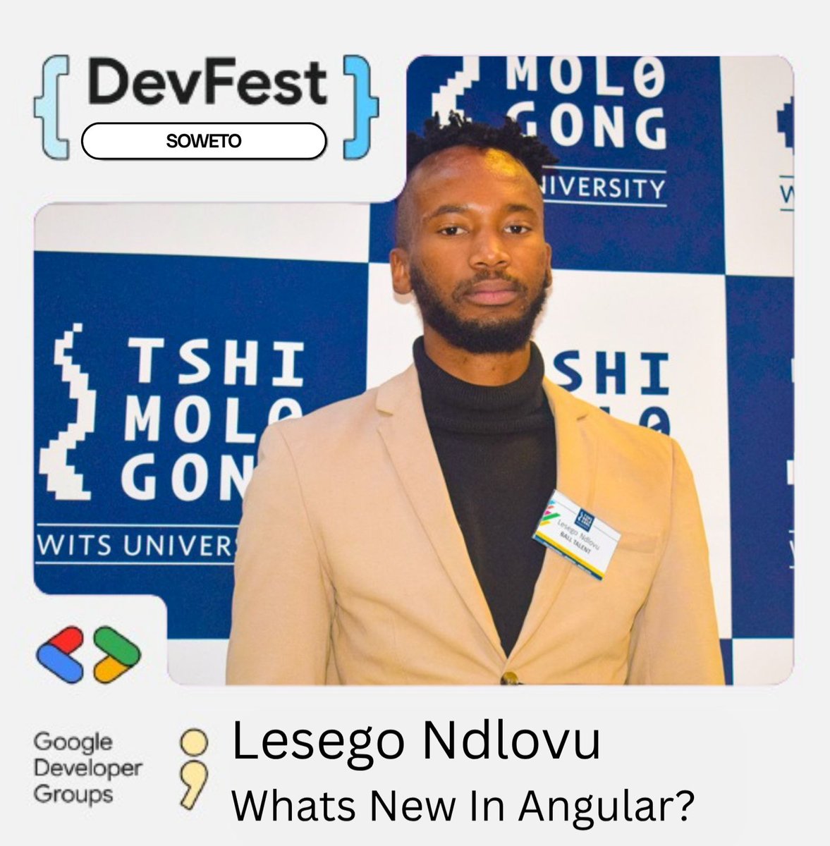 GdgSoweto's tweet photo. Get ready to level up!  DevFest Soweto is packed with deep-dive sessions, career hacks, and the latest in AI, Cloud, and security. It's a full day of tech brilliance and networking. See you there!  #DevFestSoweto #TechEvent #Developers #Soweto #GDG https://t.co/86POhzGnnQ