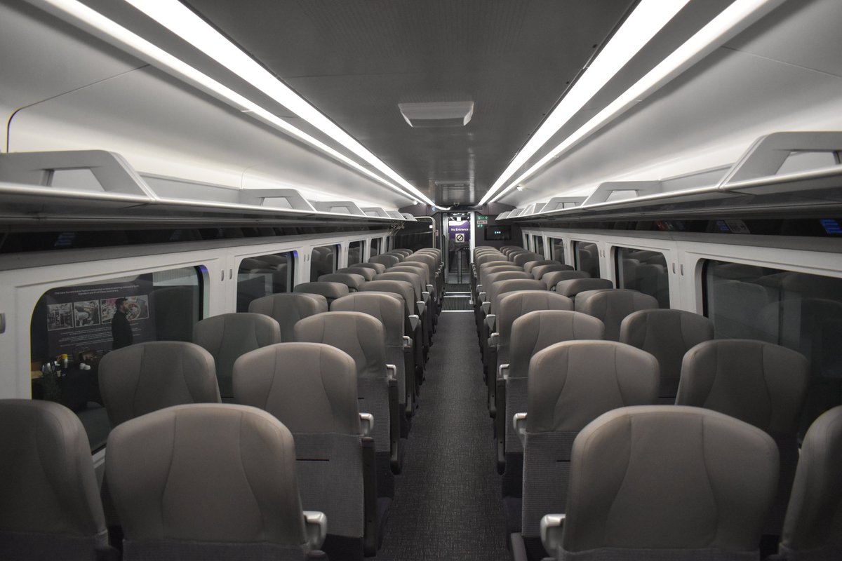 Class8xx's tweet image. Thank you @EastMidRailway , A sneak peek into the soon arrival  of the class 810 &apos;Aurora&apos;. Met some of the people behind the project and some that are going to be working on the trains. A truly passionate set of people. Green signals ahead and can&apos;t wait to be in service