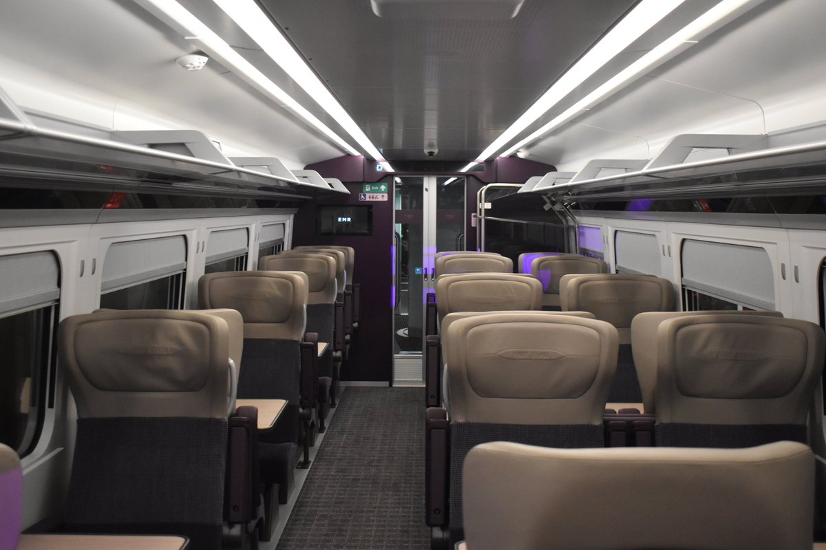 Class8xx's tweet image. Thank you @EastMidRailway , A sneak peek into the soon arrival  of the class 810 &apos;Aurora&apos;. Met some of the people behind the project and some that are going to be working on the trains. A truly passionate set of people. Green signals ahead and can&apos;t wait to be in service