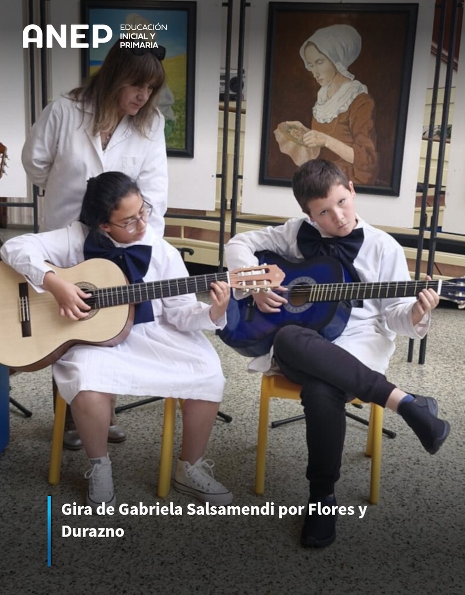 La directora general de <a href="/primaria_anep/">Dirección General de Educación Inicial y Primaria</a>, <a href="/GabrielaSalsam4/">Gabriela  Salsamendi</a>, visitó los departamentos de Flores y Durazno. La gira se inscribe en las recorridas que realiza desde el inicio de su gestión. El objetivo: llegar a todas las jurisdicciones del país.

🌐 Nota: dgeip.edu.uy/prensa/5367-gi…