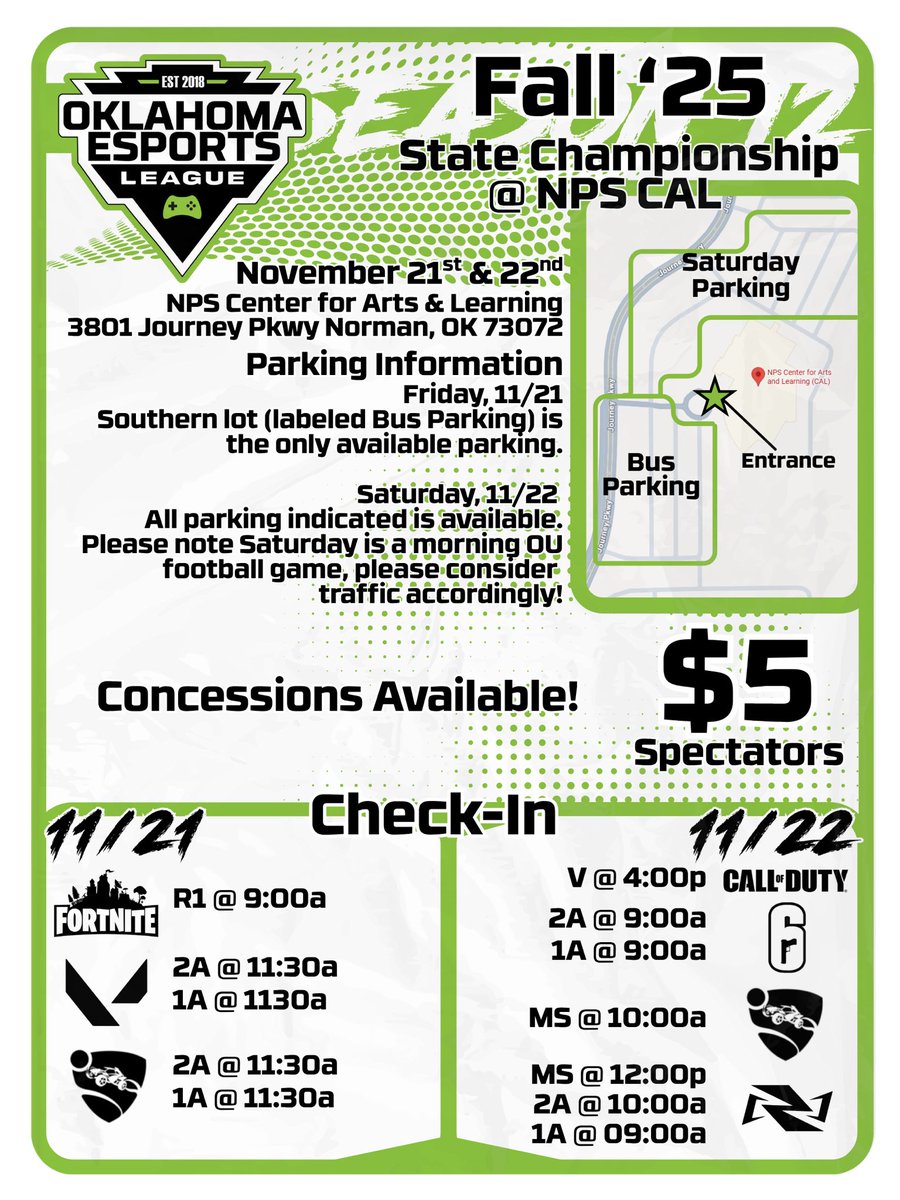 Oklahoma Esports League tweet media