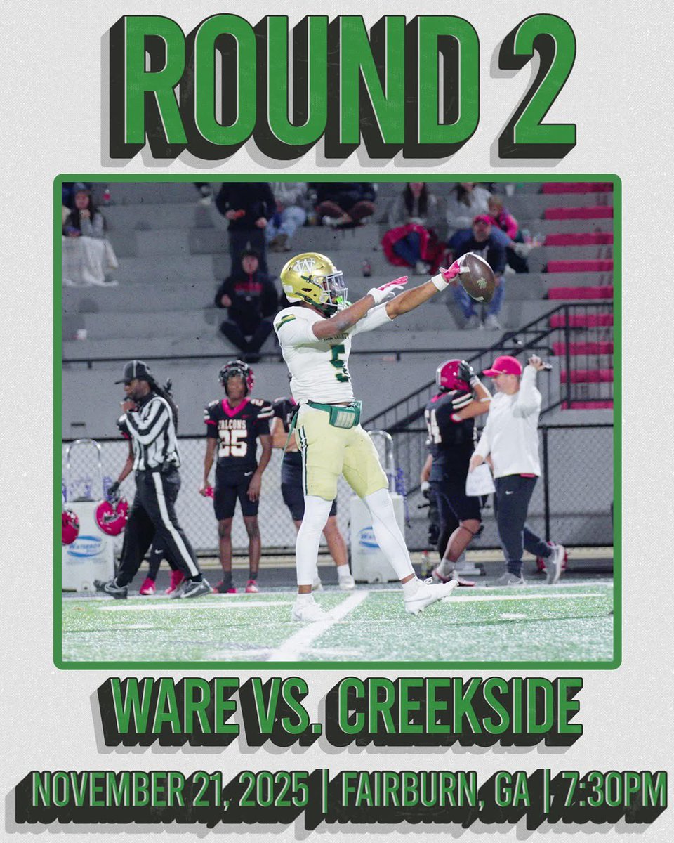 WareFootball's tweet image. Ware @ Creekside 🐊