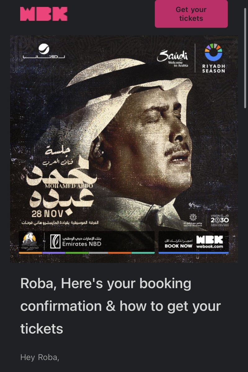 RubaMsh's tweet photo. بلا خوف بنلتقي وبلا حيره بنلتقي 
في الرياض .. بنلتقي♥️🎵 https://t.co/xVE7LrGUYc
