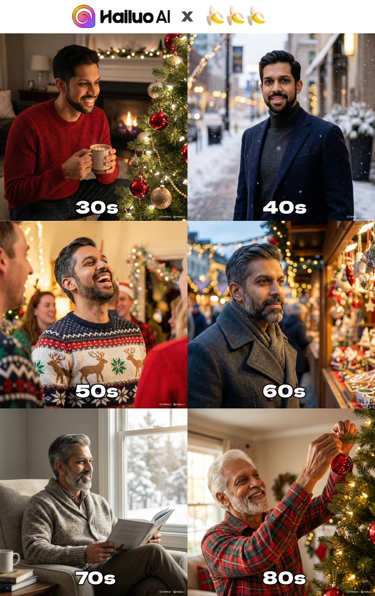 age progression holiday set