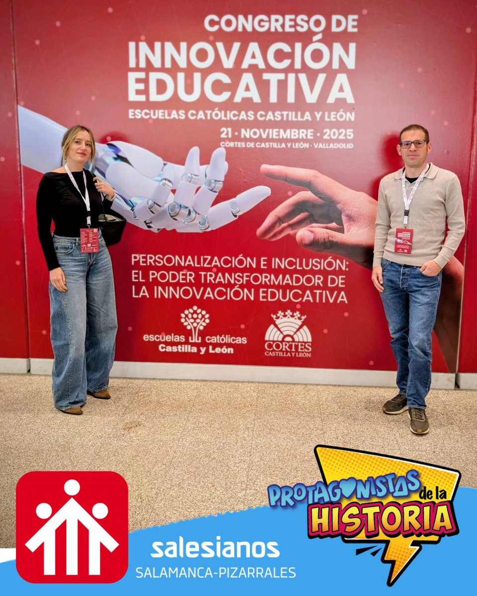 SalesianosPiza's tweet photo. Profesores de nuestro colegio asisten al congreso de innovación educativa para descubrir nuevas metodologías y seguir mejorando la experiencia de aprendizaje. ¡Comprometidos con la educación! #GS #FP #protagonistasdelahistoria https://t.co/g01dzZpPhP
