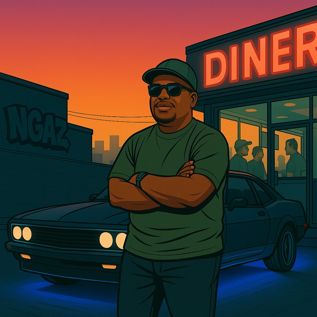 NoGimicksAllZap's tweet photo. A street racer claims the blue underglow on his car responds to wallet activity. The diner crowd will not stop talking until you pull up in the chat. https://t.co/lKRC0uYnTn #NGAZ #CleanLaunch #Transparency https://t.co/0ajoCjtDJa