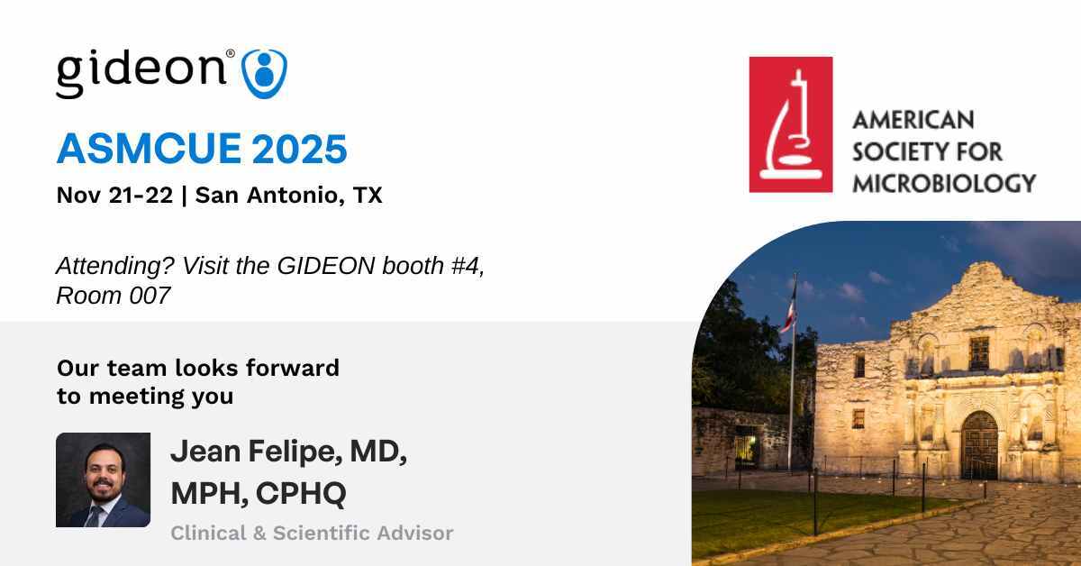gideononline's tweet image. 📣 #ASMCUE starts today. We would love to meet you. 🚨Join Jean Felipe, MD, MPH, CPHQ&apos;s session tomorrow, Saturday, Nov 22 from 11:15 to 11:45 am.
--------------------------------------
📍Also, find us at Booth 4 in Room 007 throughout the conference.